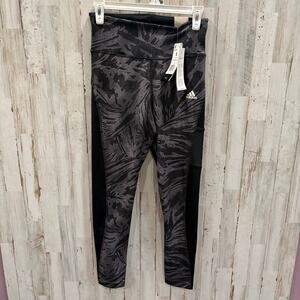 New ADIDAS Womens U4U Aeroready 7/8 Leggings | Gray Small | GL3853 Activewear